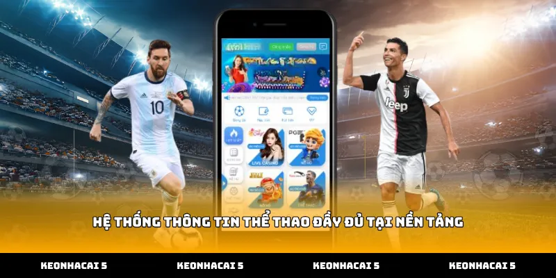 Hệ Thống Thông Tin Thể Thao Đầy Đủ Tại Nền Tảng